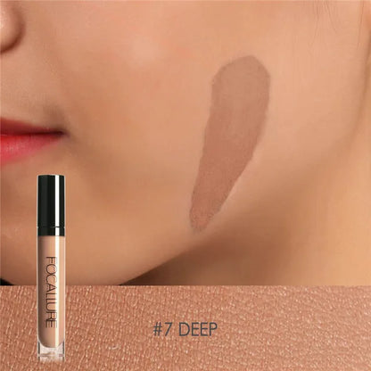 Wholesale FOCALLURE 7-color waterproof face concealer and liquid foundation by Blushimmer, moisturizing and full coverage makeup.