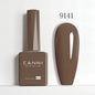 Blushimmer CANNI Hema Free Nail Gel Polish Fall Color Collection with semi-permanent diamond long wear top coat in red and jelly nude shades
