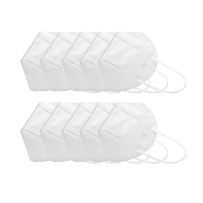 10pcs Safety N95 Face Mask Health Protective Dust and Droplet Prevention Masks Breathable Design Mask Disposable Protective Mask