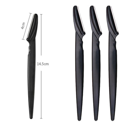 Blushimmer eyebrow trimmer with portable face razor and hair removal blades, ideal for precise eyebrow and facial hair shaping.