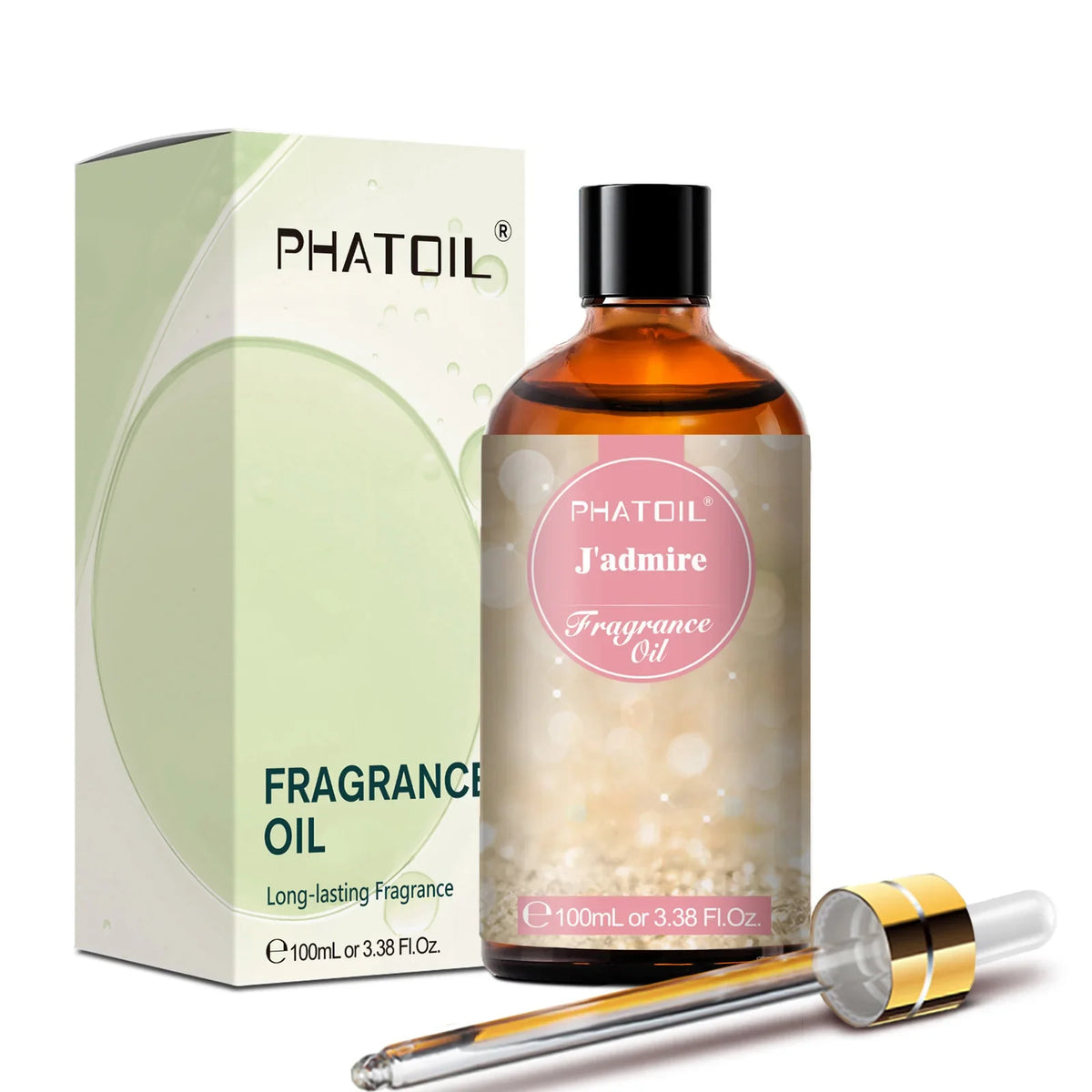 Blushimmer PHATOIL 100ml aroma fragrance oil with fresh linen, bubble gum, baby powder scents, ideal for candles and skin aromatherapy