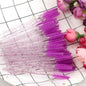 Set of 5/50 Blushimmer eyelash brushes and spoolers for applying false eyelashes, mascara, and eyebrow grooming tools.