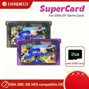 2GB Game Backup Device with USB Flash Drive Super SD Flash Adapter Cartridge for GBA GBM IDS NDS-NDSL Gaming Accessory