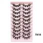 Russian strip lashes from Blushimmer, 25mm 3D mink makeup false eyelashes with fluffy, dramatic volume for a thick, natural look.