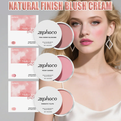 Blushimmer Pink Sakura cream blush stick, natural cheek tint with hydrating, lightweight, long-lasting, smooth application.
