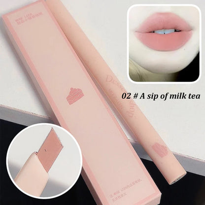 Blushimmer Dessert Lip Liner Automatic waterproof lip pencil with rotating tip for precise, long-lasting lip outline.