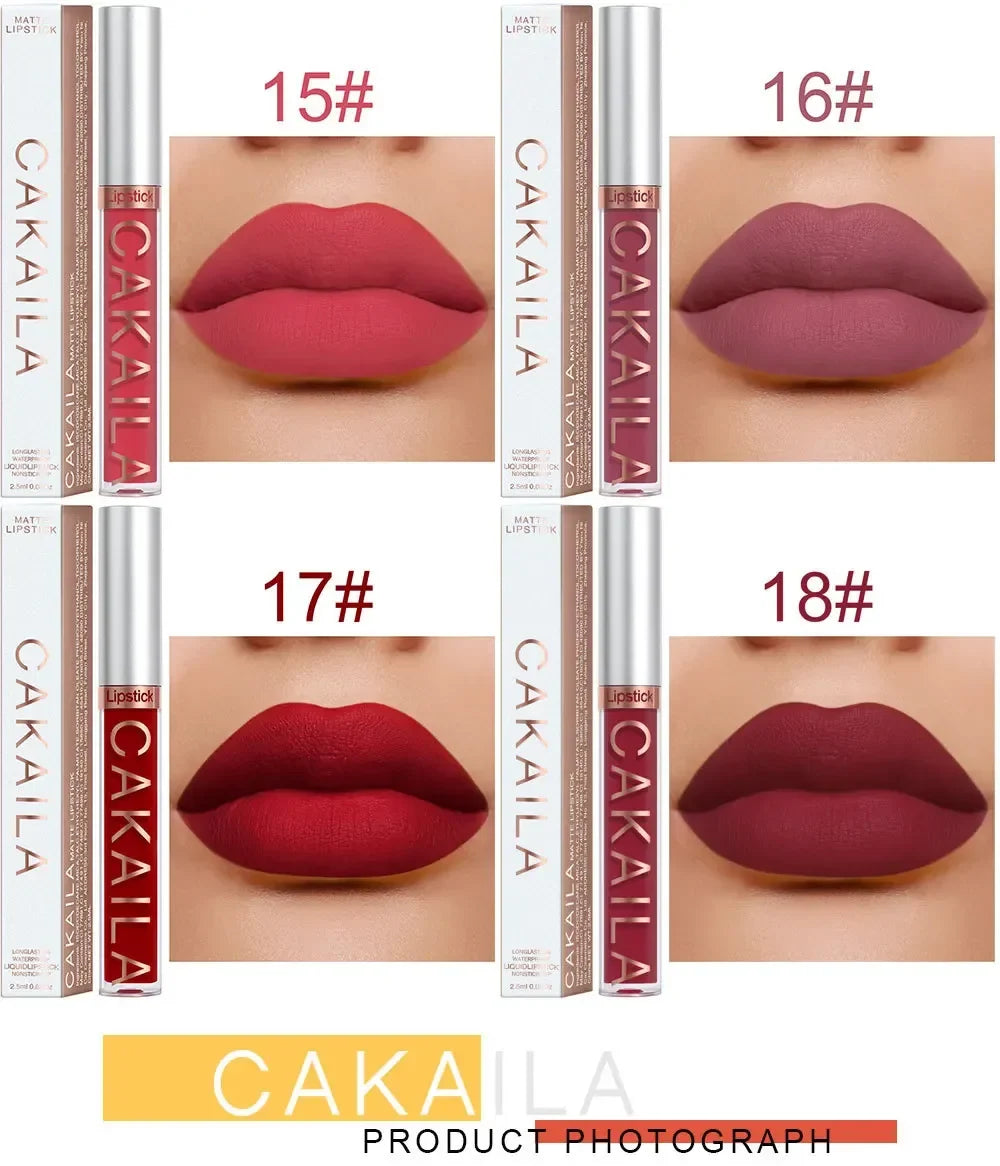 Blushimmer velvet matte lipstick and lip gloss in light red liquid tint with long-lasting, silky texture for women's lips.