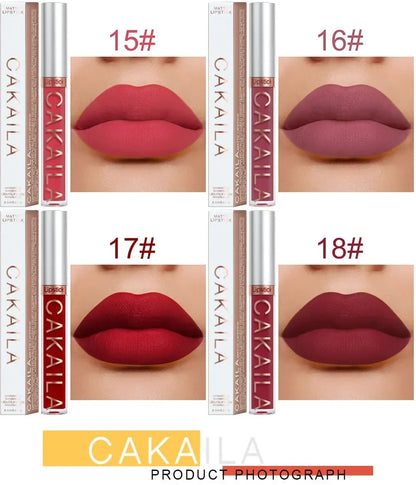 Blushimmer velvet matte lipstick and lip gloss in light red liquid tint with long-lasting, silky texture for women's lips.