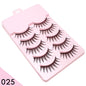 Blushimmer DINGSEN fake anime eyelashes with five pairs of natural-looking, clear band manga-style eyelash extensions.