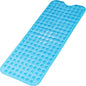 1pc Cartoon Extra Long Bathtub Mat 40x100cm Non Slip Bath Mat for Bathroom Tubs Shower Mats with Suction Cups & Drain Holes