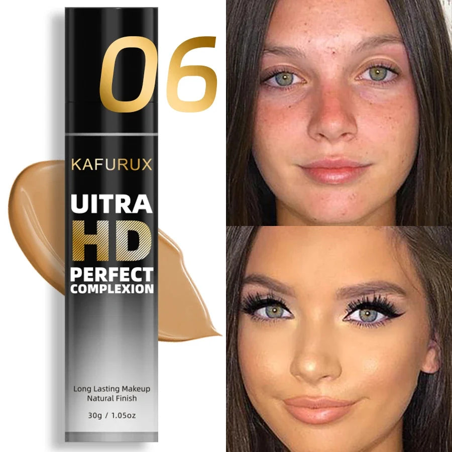 Blushimmer 8-color face foundation cream set with oil-control matte concealer, waterproof liquid full coverage nude base makeup
