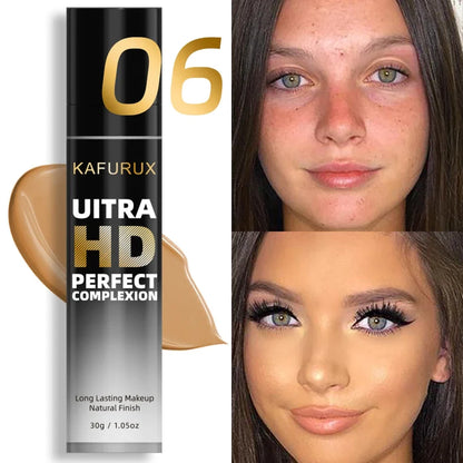 Blushimmer 8-color face foundation cream set with oil-control matte concealer, waterproof liquid full coverage nude base makeup