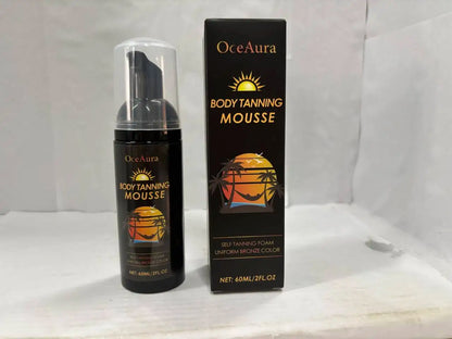 Blushimmer Rapid Tanning Cream with natural bronze shade, showing smooth application on healthy skin for a sun-kissed glow.