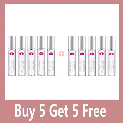 Blushimmer lip plumper oil and serum in a clear gloss tube, featuring a sleek applicator and shiny finish for fuller, moisturized lips