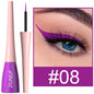 Matte dark green waterproof liquid eyeliner pencil by Blushimmer with ultra-thin, quick-dry, long-lasting colorful eye makeup.