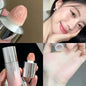 Blushimmer liquid blush in a sleek bottle, smooth, moisturizing, non-sticky, easy to apply, long-lasting matte finish, portable for touch-ups.
