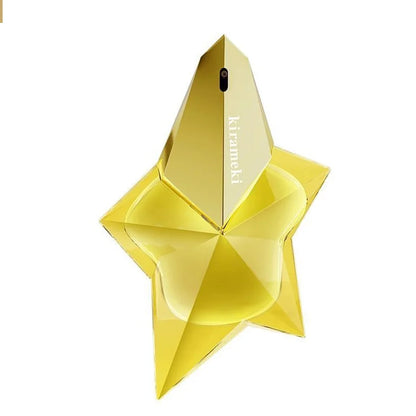 Blushimmer Angel Star perfume bottle featuring elegant design, natural vitality, and fresh floral notes for women.