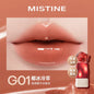 Blushimmer Mistine Nude Long Wear Lipstick in creamy, matte lip gloss with mirror finish, 2.9g, long-lasting Korean makeup.