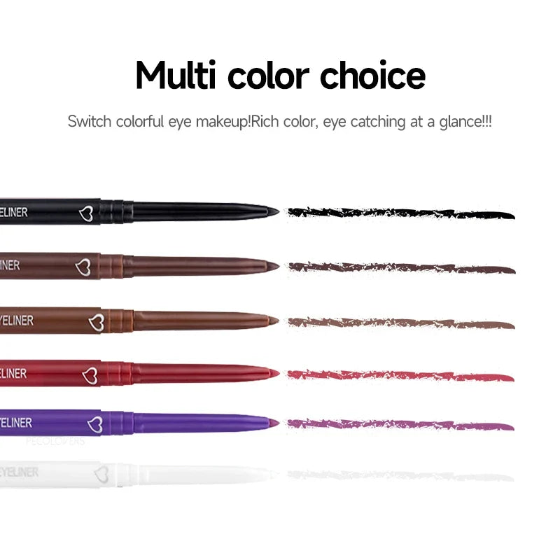 Close-up of Blushimmer waterproof matte eyeliner pen with quick-dry, long-lasting black ink and smooth application tip.