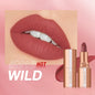 Blushimmer O.TWO.O matte lipstick lip tint in a vibrant shade, showcasing smooth, highly pigmented, long-lasting, waterproof lip color.