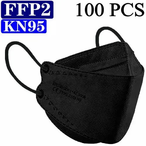 KN95 FFP2 CE 15 Color Wholesale Fish Mask  Hygienic Mascarillas Protective Respirator Anti-Fog Adult FPP2 Reusable Masques