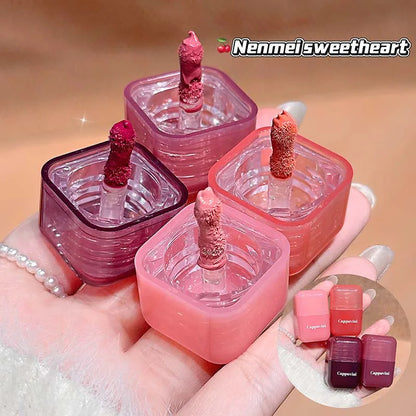 Blushimmer Cappuvini Mini Moisturizing Liquid Blush in Energetic Pink, Korean style cheek rouge, long-lasting and easy to apply.