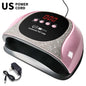 Professional UV/LED Nail Lamp 57 LEDS Quick Drying Gel Polish Curing Light With LCD Display Manicure Equipment for Acrylic Gel