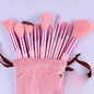 10/13PCS Makeup Brushes Set Eye Shadow Foundation Women Cosmetic Brush Eyeshadow Blush Beauty Soft Tools Bag Makeup Brush Set