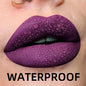 Blushimmer matte velvet lip gloss in nude and red shades, waterproof liquid lipstick with black lips tint and lip glaze makeup.