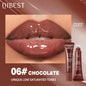 Blushimmer nude brown plumping lip gloss tube with moisturizing tinted lip oil for full, soft lips, 12g.