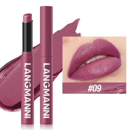 Blushimmer 12-color matte lipstick set featuring smooth, long-lasting velvet finish lipsticks with waterproof, non-fading formulas.