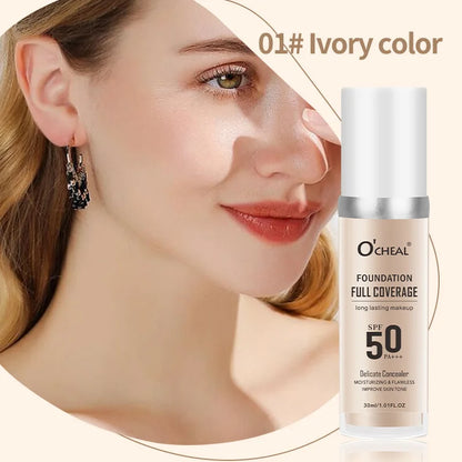 Blushimmer color-changing liquid foundation and waterproof concealer with full coverage and moisturizing, oil-control makeup.