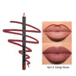 Blushimmer nude matte lipstick pencil with 14 color options, waterproof, long-lasting, high pigment lip liner for precise lip makeup.