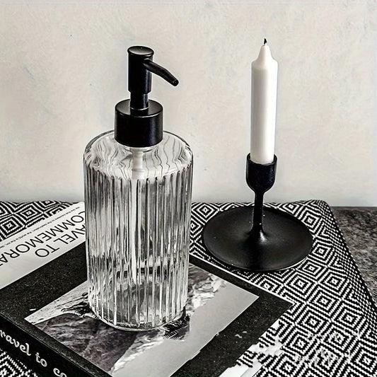 450ML INS Hand Sanitizer Container Bathroom Portable Glass Travel Liquid Soap Dispenser Shampoo Body Wash Dispenser Accessories