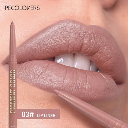 Blushimmer matte lip liner pen, long-lasting waterproof lip makeup tool with easy glide and moisturizing formula for all skin types.