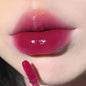 Blushimmer HERORANGE HR567 transparent ice velvet lip glaze and matte lipstick in a sleek tube, ideal for affordable student makeup.