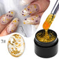 Mtssii 8ml Metallic Painting Nail Gel Polish Gold Silver Creative Elastic Nail Gel for PaintingDrawing Magic Mirror Gel Varnish