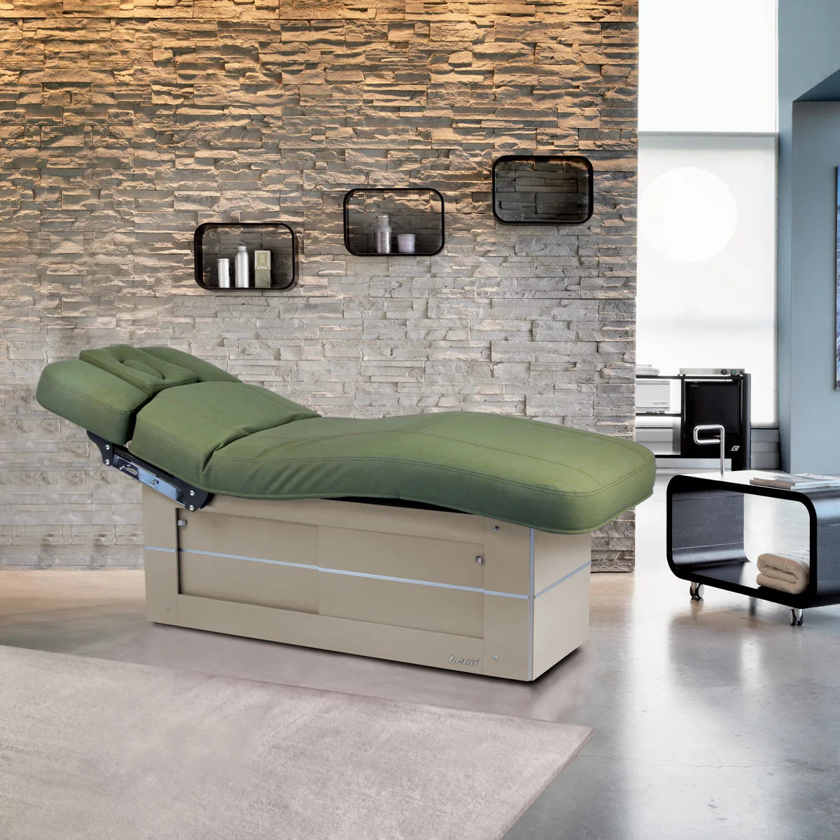 Dark Gray Electric 4 Motor Beauty  Bed with   Facial Spa Bed for Beauty Salon