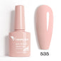 Blushimmer Venalisa HEMA TPO free glitter nail gel polish in pink nude, full coverage UV and LED French nail design with sparkle.