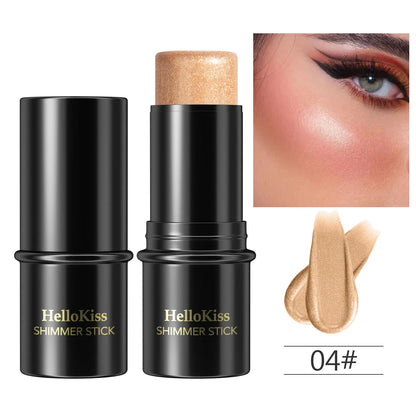Blushimmer highlighting and bronzer stick for face contouring, brightening, and concealing with a sleek pen design.