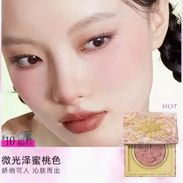 Girlcult Girlcult Emotional Blush Highlighter by Blushimmer, matte and shimmery pressed cheek powder for a cute makeup look.