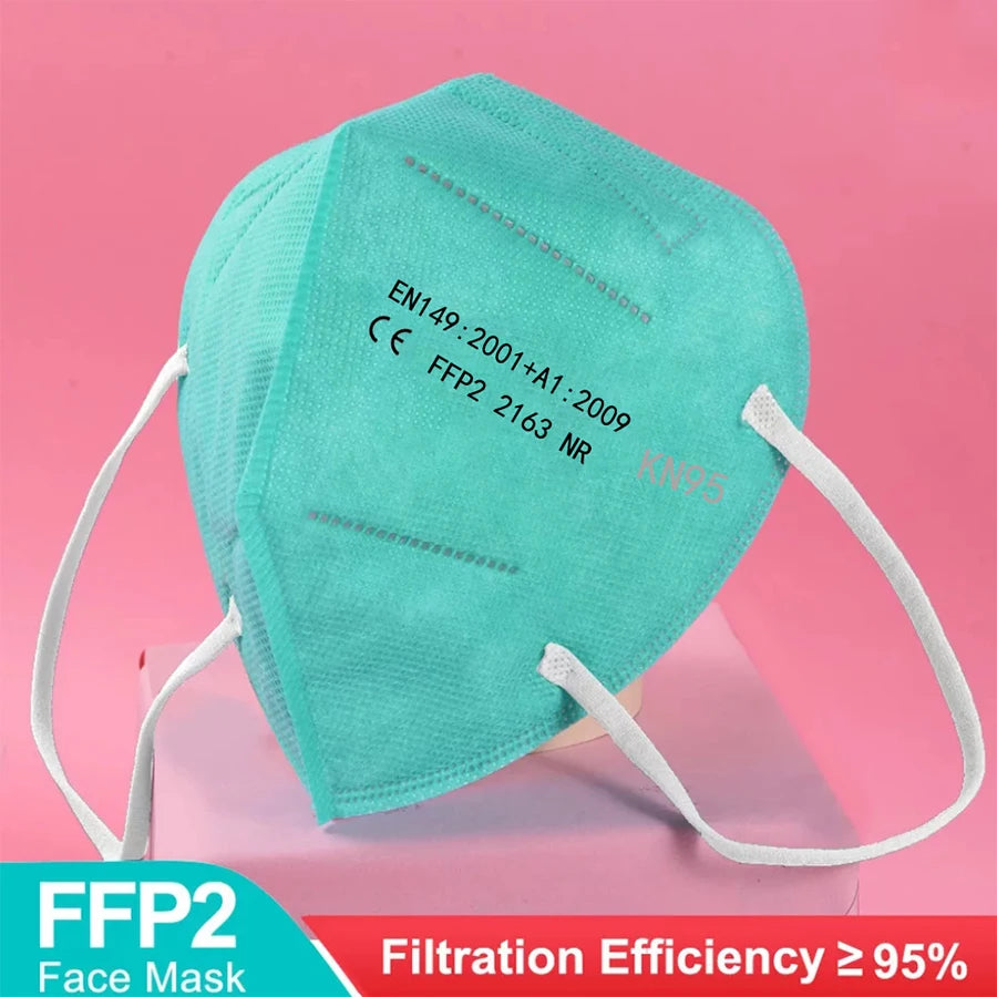 10-100Pcs FFP2 Masks  KN95 Face Mask Filter 5Layers Adult kn95 Mascarillas Quirurgicas Homologadas Reusable FFP2 Mask