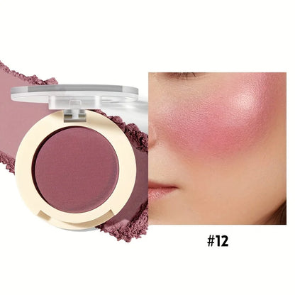Pearlescent Blush by Blushimmer featuring long-lasting waterproof bright pink powder for glowing facial makeup and rosy cheeks.