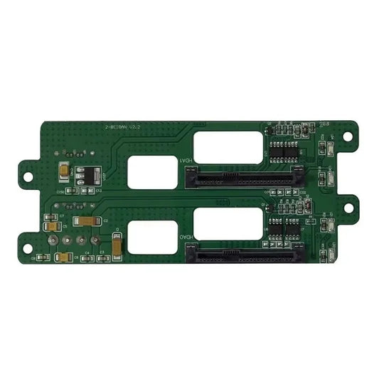 NAS2 Chassis Circuit Boards SATA Interface Backplane Accessories for Storage Server Repair FR4 Material NAS Chassis