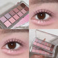 12-Color Low Saturation Matte Eyeshadow Palette Tea Apricot Earth Tones Long Lasting All-Matte Eye Makeup for Daily Use