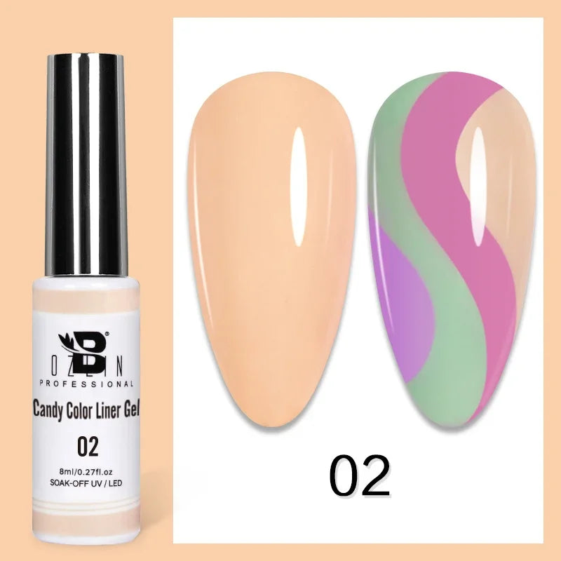 Blushimmer metallic gel nail polish in gold and silver chrome mirror finish with a super bright, semi-permanent UV LED French nail effect.