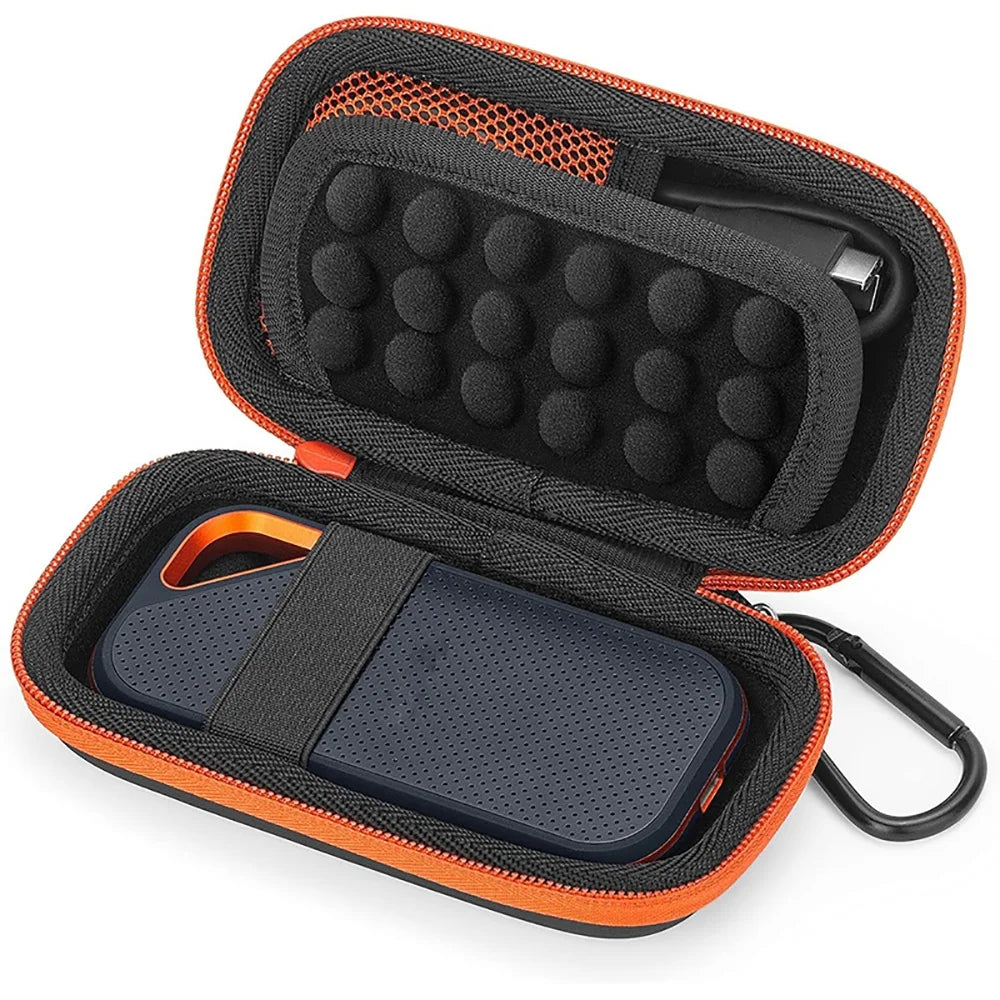 Hard Storage Box Portable Anti-Scratch Hard Drive Storage Holder Protective Cover Universal External SSD 1TB/2TB/4TB Storage Bag
