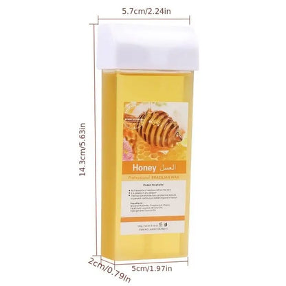 Painless Hair Removal Wax Cartridge Depilatory Wax Warmer Lavender Roll on Wax Wax Roller Refill For Bikini Body Hair Removal