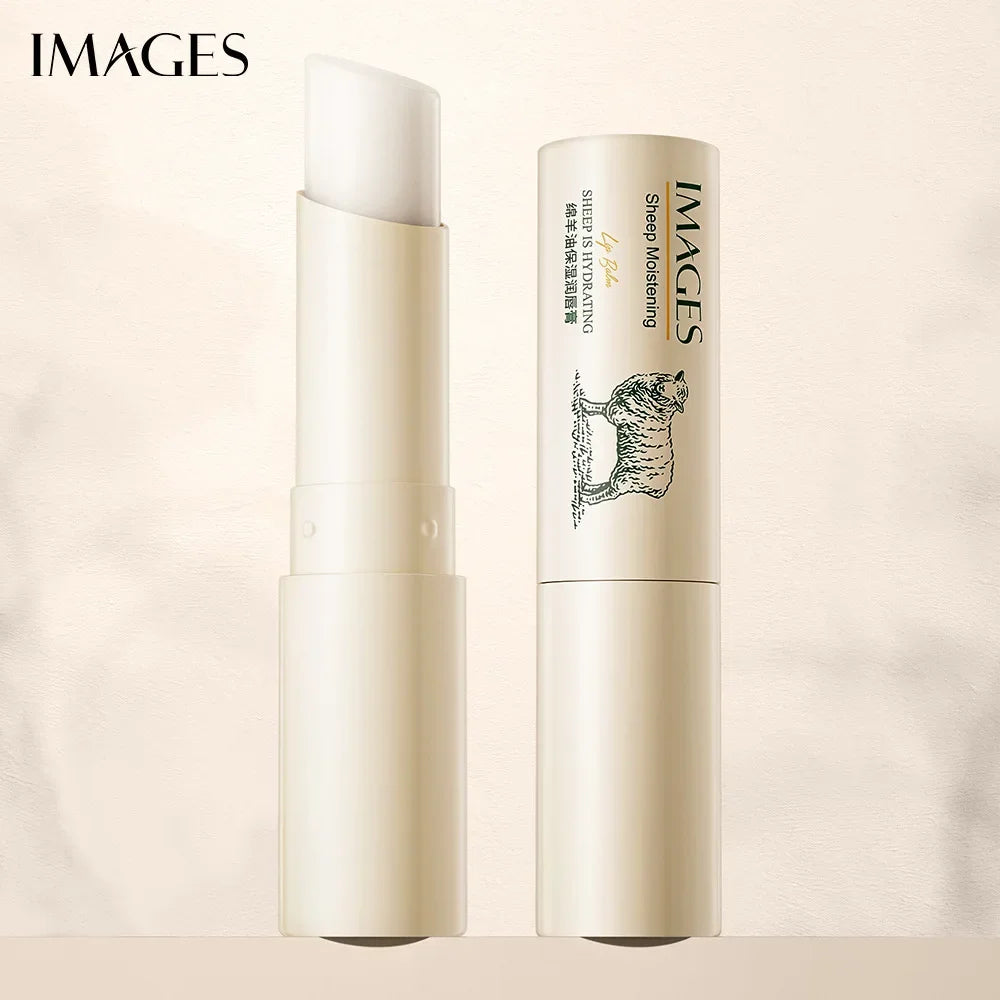 Blushimmer lanolin oil lip balm with moisturizing and brightening properties, enhancing dry, chapped lips with nourishing care.