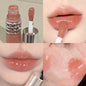 Blushimmer transparent moisturizing lip gloss with a mirror, hydrating dry lips, crystal shine, tinted plumper, and lip glaze.